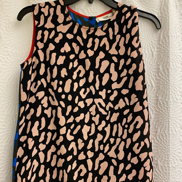 Diane von Furstenberg leopard print silk top - Picture 1 of 2
